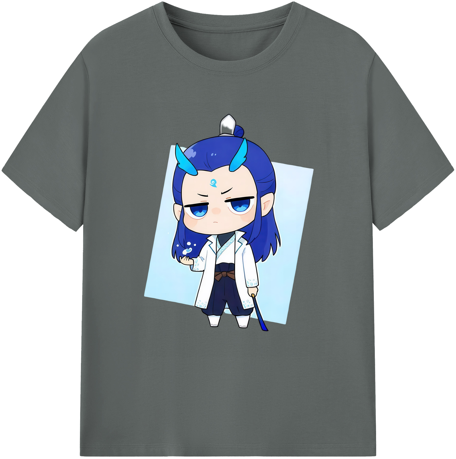 （画像用） Ne Zha 2 ナタ 魔童の大暴れ 綿100％ メンズ半袖Tシャツ｜肌触りやわらか＆通気性